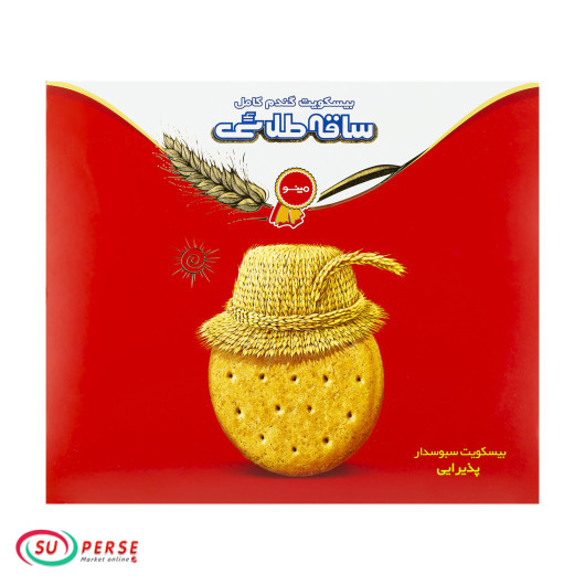 بیسکویت کرم دار موزی ساقه طلایی مینو - 192 گرم