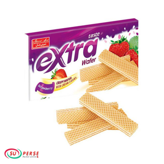 ویفر کرم دار توت فرنگی شیرین‌عسل - 32گرم