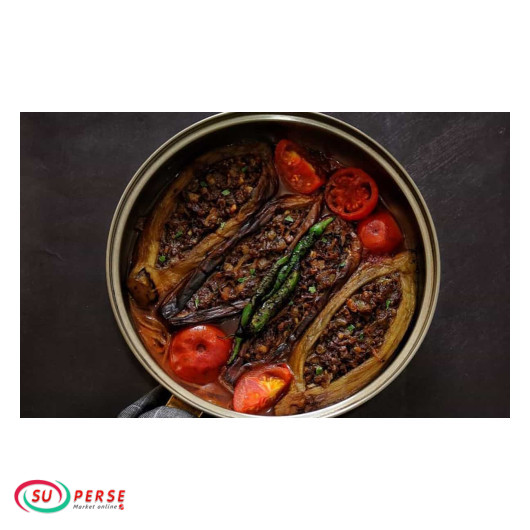 کنسرو بادمجان کبابی محمدرضا - 460 گرم