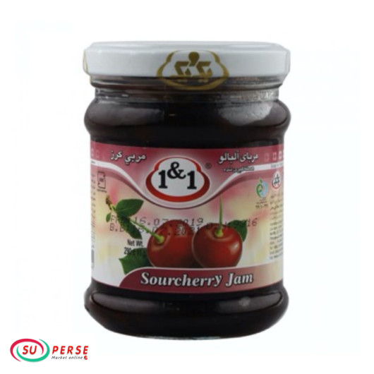 Une et une confiture de cerise - 350 grammes