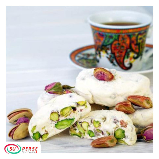 گز آردی لقمه 28% مغز پسته عتیق - 450 گرم
