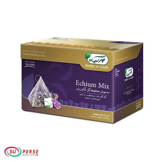 دمنوش مخلوط گل گاو زبان مهرگیاه - 25 گرم