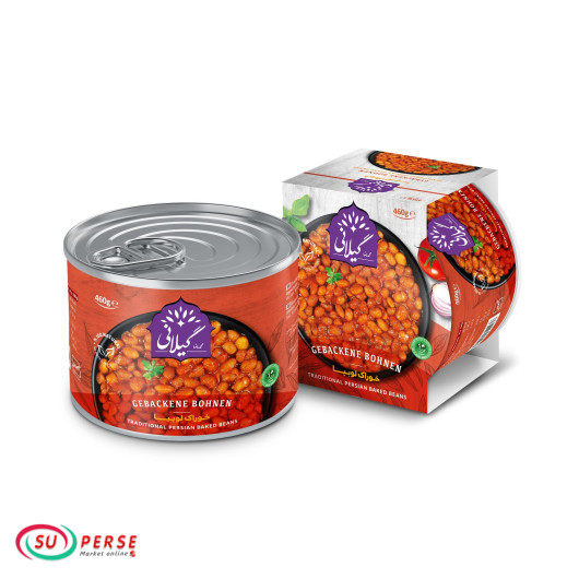 خرید اینترنتی کنسرو لوبیا چیتی با سس گوجه فرنگی محمدرضا گیلانی از اروپا و فرانسه