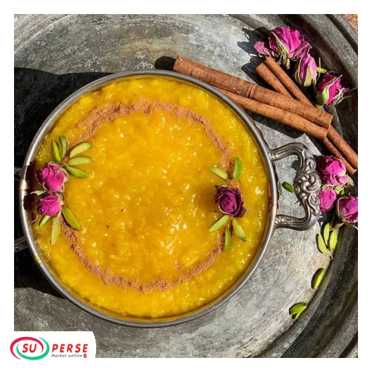 خرید اینترنتی شله زرد با طعم زعفران گلها از اروپا و فرانسه