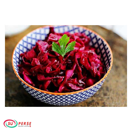 Cornichon de chou rouge Badr - 630 gr