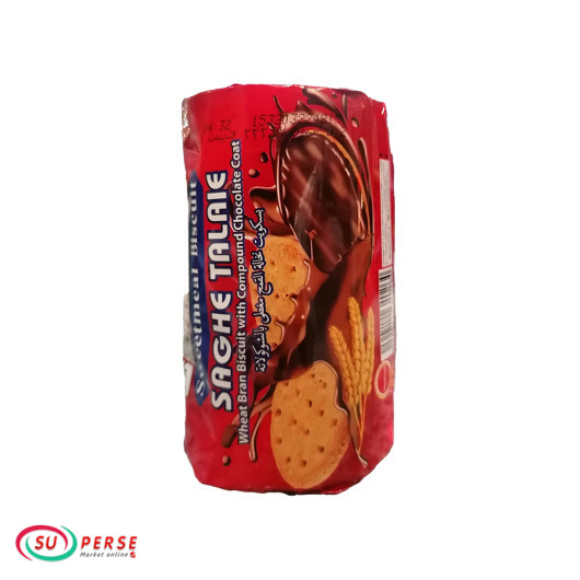 بیسکوییت ساقه طلایی با روکش کاکائو - 200 گرم خرید بیسکوییت کاکائویی از اروپا
