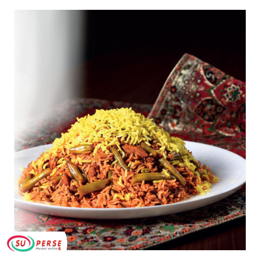 لوبیا پلو (با گوشت) هانی - 350 گرم