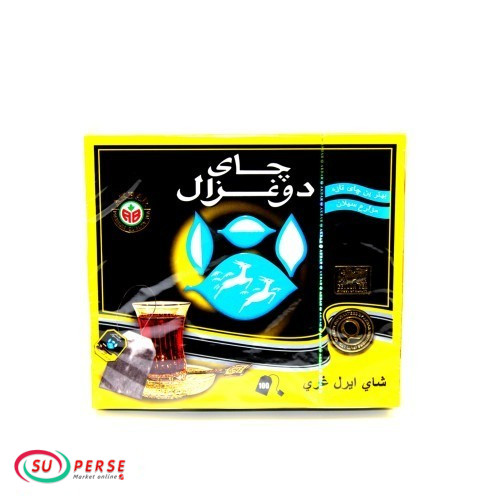 چای کیسه ای ارل گری دوغزال - 100 عددی