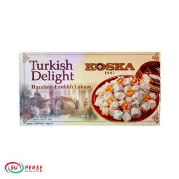 لوکوم باسلوق ترکیه‌ای koska با طعم فندوق - 500 گرم
