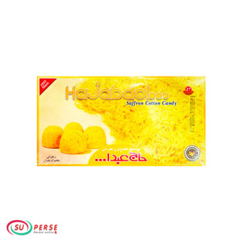 پشمک لقمه ای زعفرانی حاج عبدالله - 350 گرم