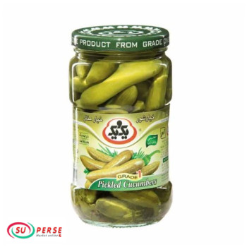 خیارشور درجه 1 یک و یک - 630 گرم